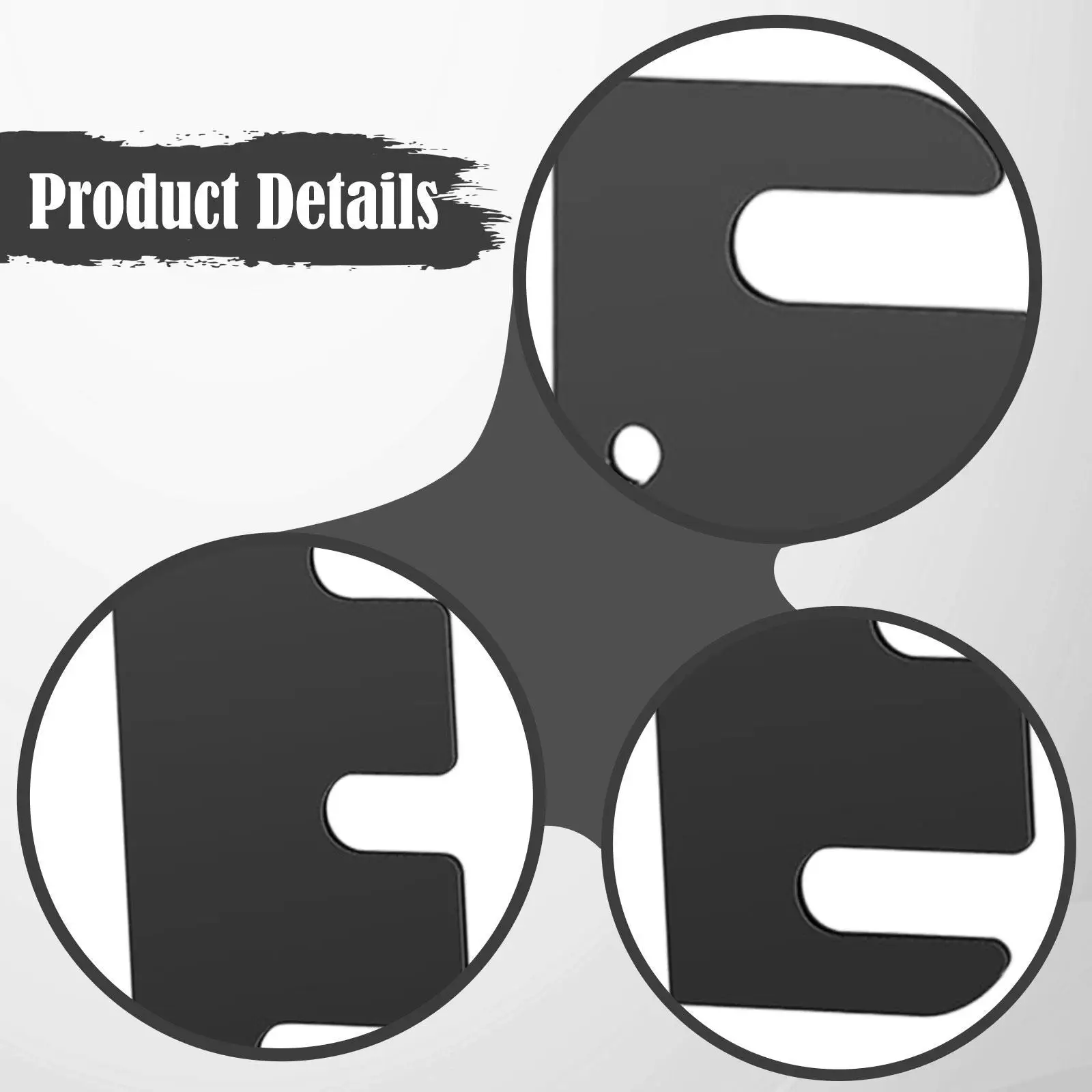 10x cuñas de bisagra de puerta, juntas de repuesto, Kit de reparación de bisagra de puerta, espaciadores de bisagras para gabinete, montaje de cajón de habitación de casa