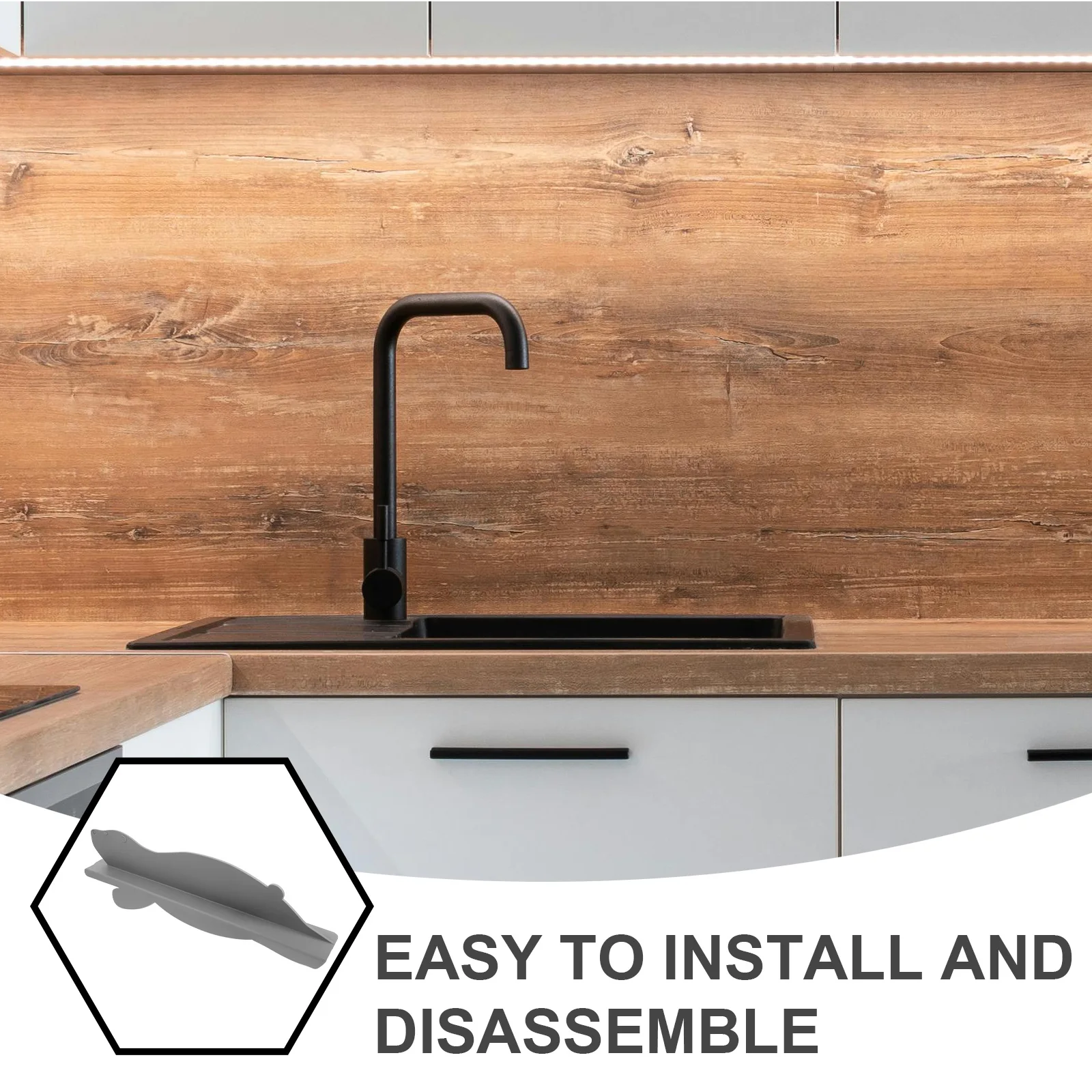 

Стабильная присоска, брызговик для кухонной мойки, легко чистится, очаровательная форма, непроницаемая доска, перегородка для брызг, брызговик для раковины