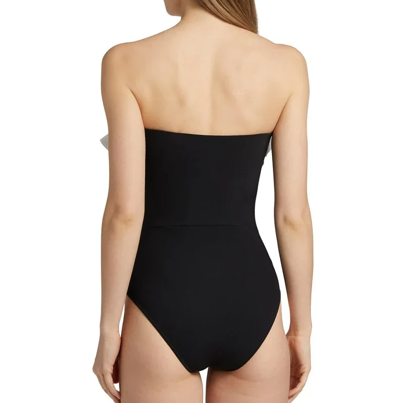 ชุดว่ายน้ําเซ็กซี่ผู้หญิง Push Up One Piece ชุดว่ายน้ํา Ruffle Beach สวมชุดว่ายน้ําผู้หญิงกระโปรงชุดว่ายน้ําเซ็กซี่ Sarong Plage