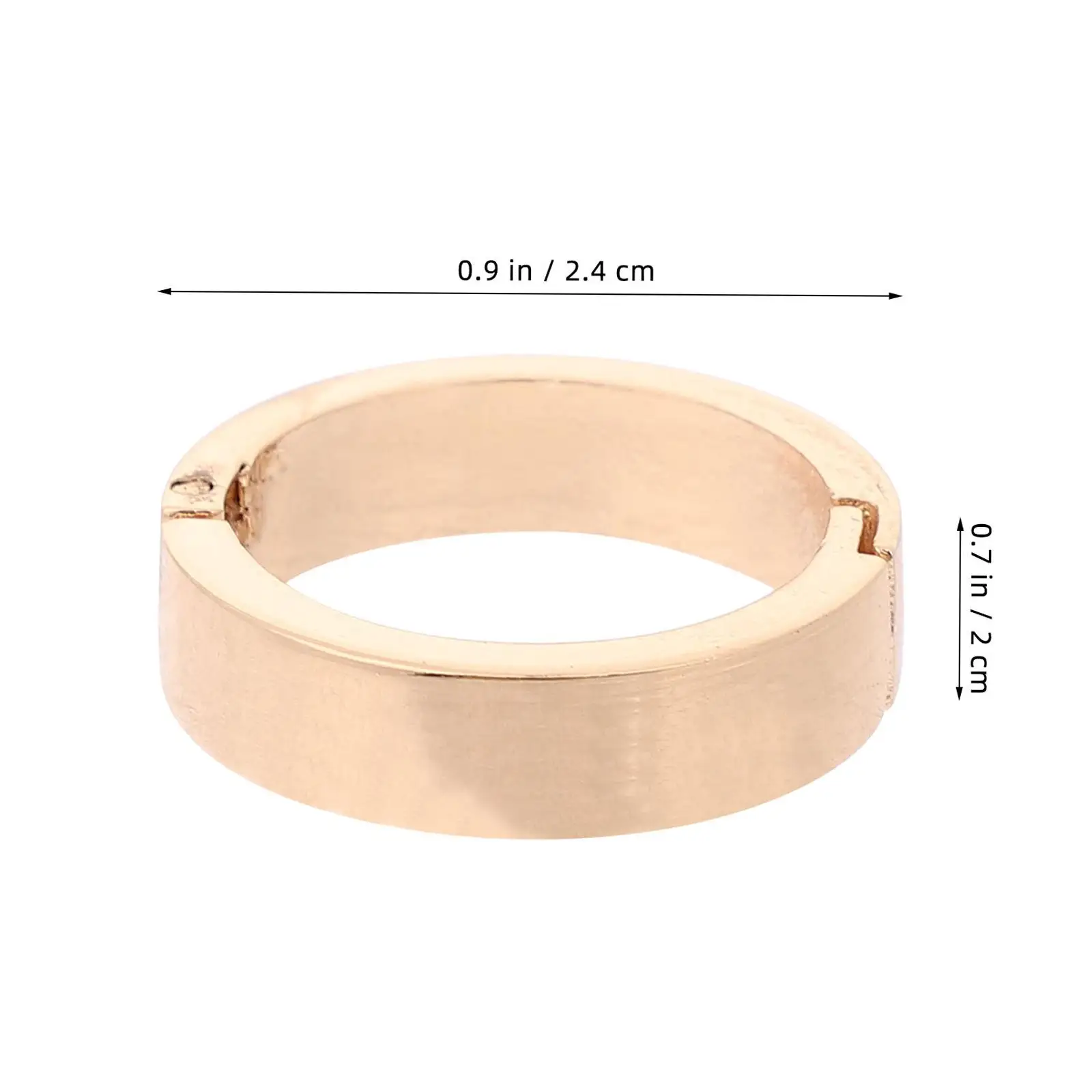 2Pcs Calendar Binding Rings Metal Loose Leaf Large Desk Elegant Design Easy Operation Multipurpose Solution Book Binding