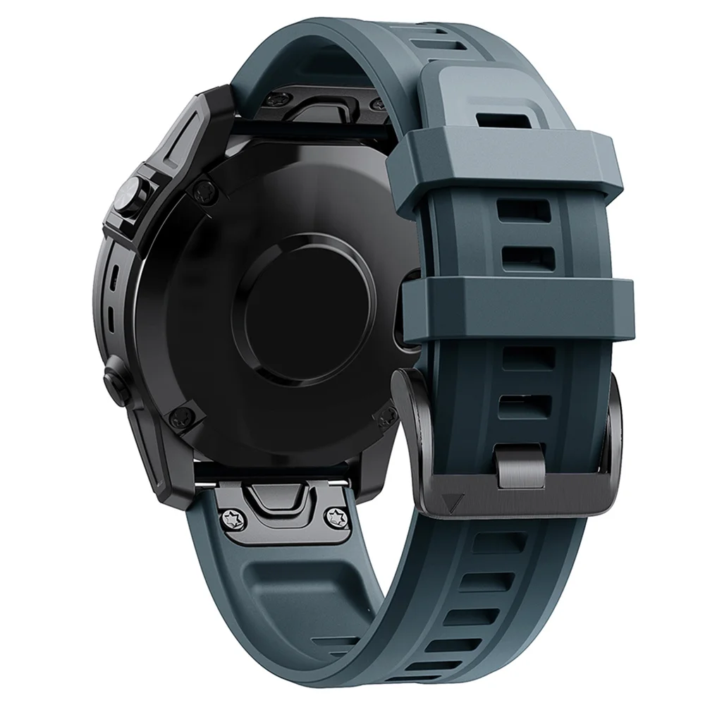 สายคล้องคอซิลิโคน22มม.สำหรับ Garmin FENIX7 6 6pro 5Plus Forerunner945 935สัญชาตญาณสายรัดข้อมือ