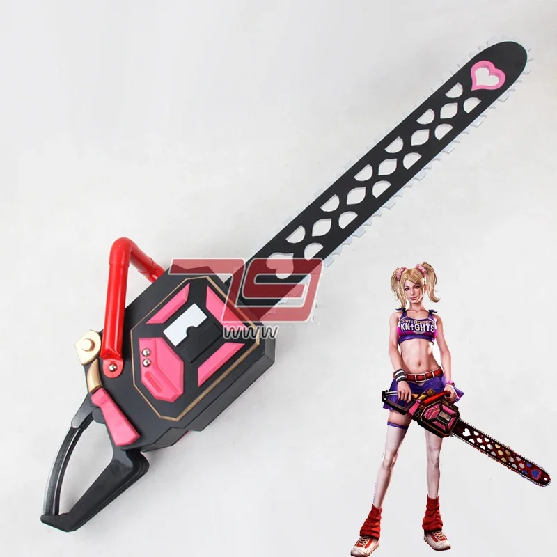 Game Lollipop Chainsaw Juliet Starling Cosplay PVC Weapons For Women Halloween Carnival Party Props Costume Accessories BS5868