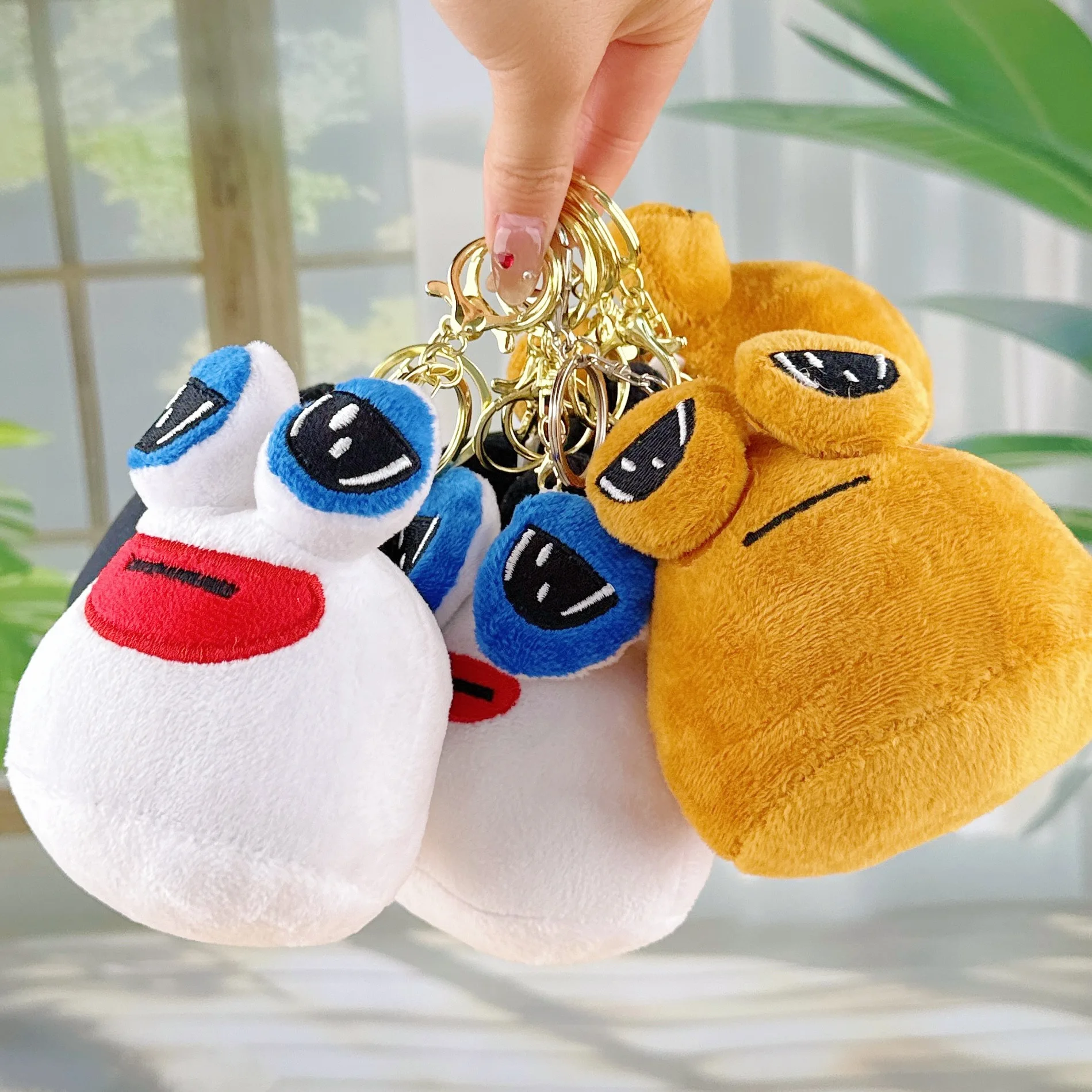 11CM seltsame Alien-Schnecke, Plüschtier-Schlüsselanhänger, hässliche süße Stoffpuppe, mein Haustier, weiche Schnecke, 2005, Araba-Schlüsselanhänger, Kinder, Kind, Urlaubsgeschenke