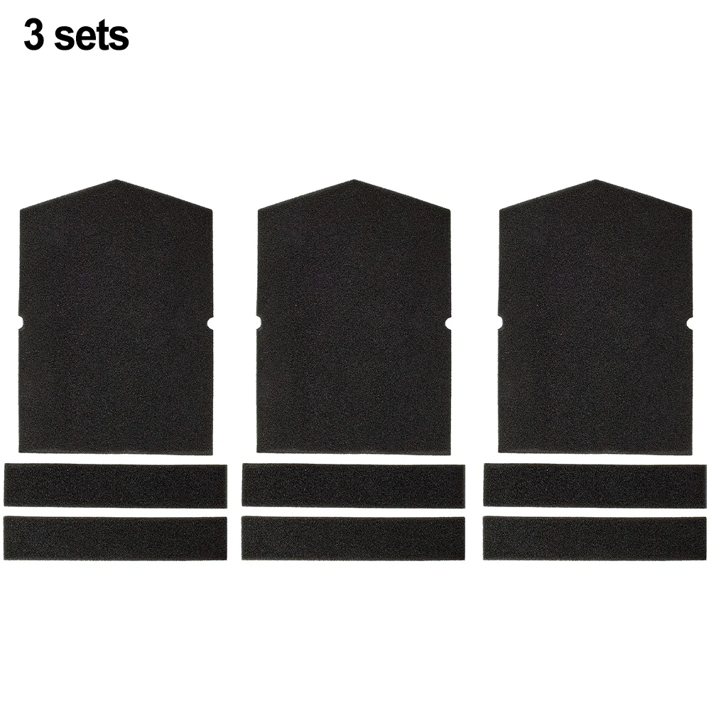 

3 Pcs Dryer Filter Set Sponge Filter For Miele Compatible With 6057930 + 9688381 Vacuum Cleaner Filter Accessories