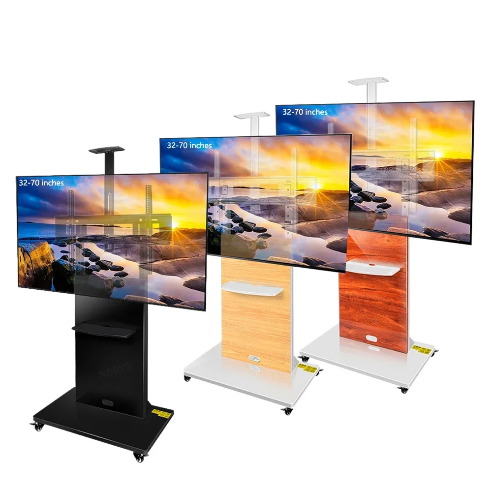 T-60 Mobile TV Cart LCD TV 32-70 Inch Mobile Rack Video Conference Trolley Bracket