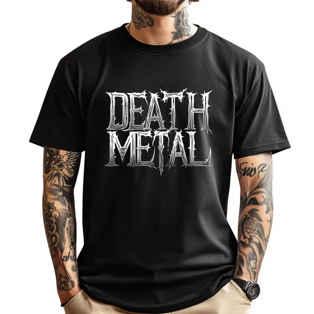 Brutal Designs For Metalheads Shirts Graphic Tee Breathable Men Clothes Figures Mens Clothing 2025 Camiseta Masculina Family