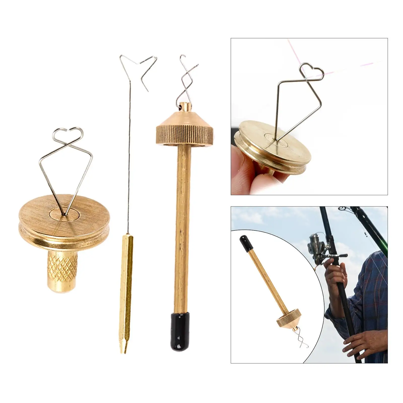 

Dubbing Twisters Bobbin Holder Tools Accs Finisher Portable Spinner Fly Tying Fishing Lure Making