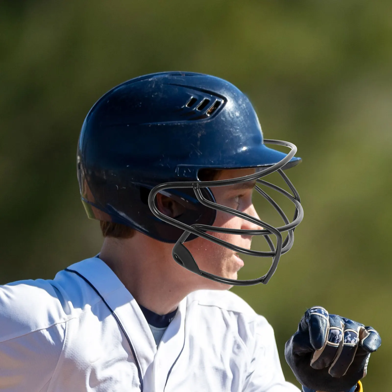 

Baseball Face Guard Softball Facemask Protective Headgear Sports Gear Shock Absorption Design Easy Wear Outdoor