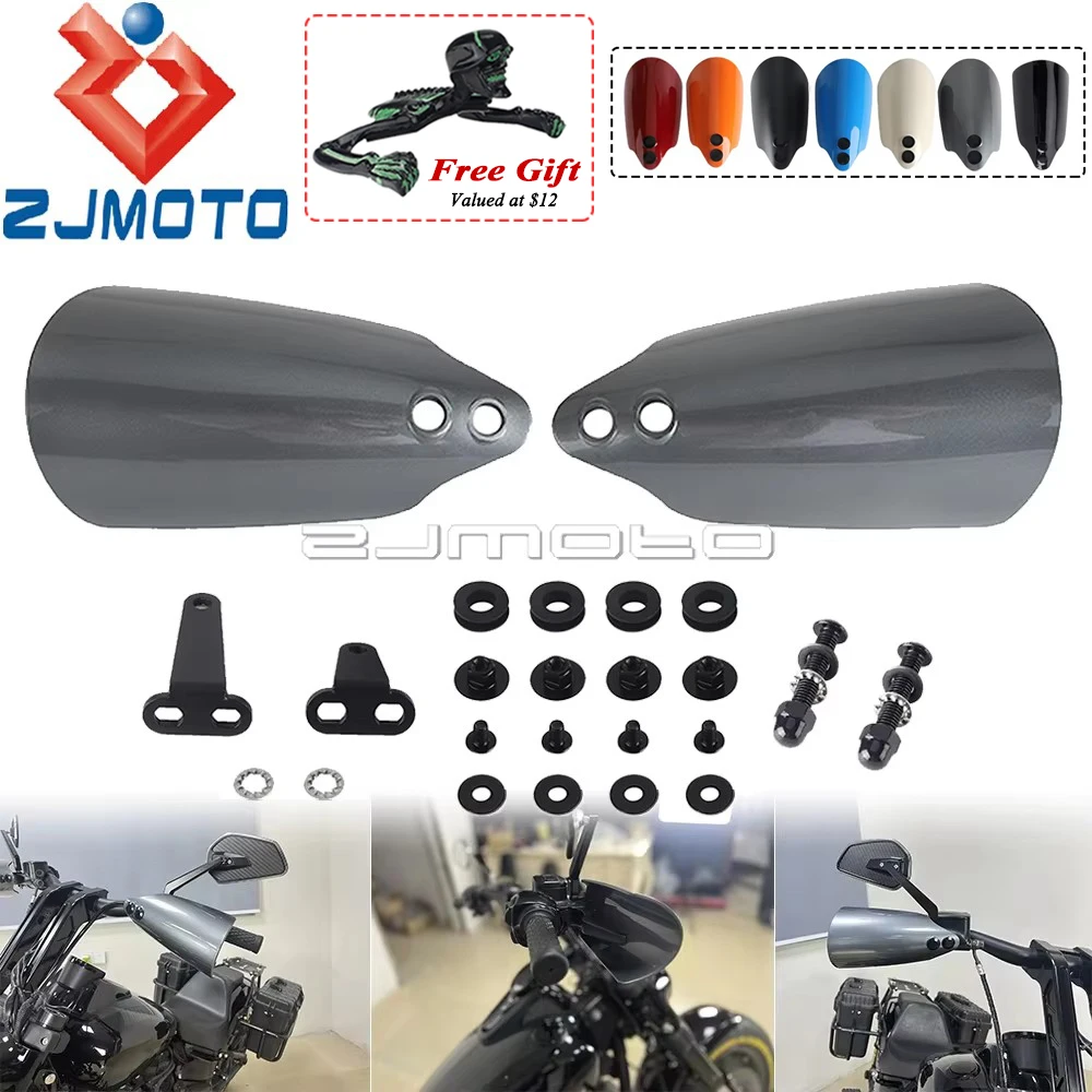 Motorcycle Hand Guard Handle Wind Shield Handguards For Harley Electra Glide FLHT FLHTP Street Glide Special FLHX FLHXSE 2021-23