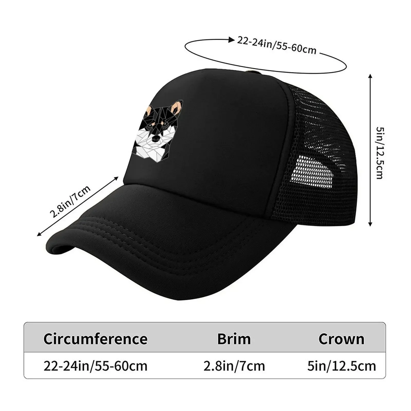 New Black Shiba Inu Stained Glass Baseball Cap luxury woman cap Luxury Brand Beach Bag hiking hat Ladies Men's
