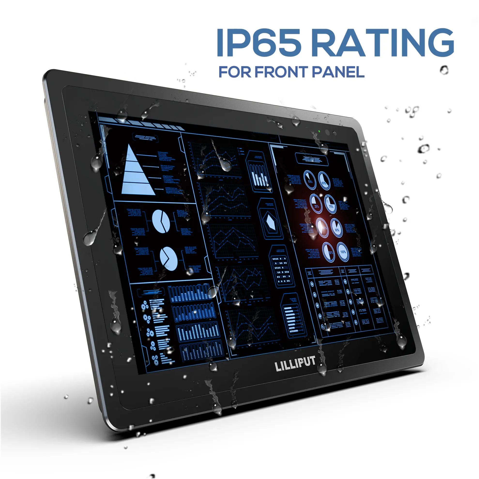 LILLIPUT 7/10/13.3/15.6/18.5/21.5 Inch IP64 IP65 Waterproof High Brightness Embedded Industrial Touch Screen Lcd Monitor