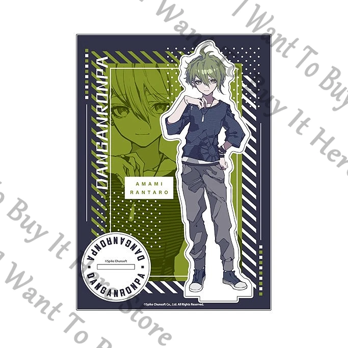 

17cm Anime Danganronpa Rantaro Amami Cosplay Acrylic Standing Sign Cartoon Stand Figure Desktop Ornament Mascot Accessory Gift