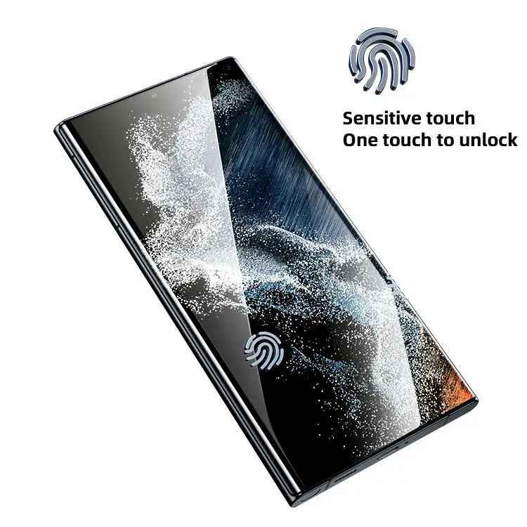 Newest Glass 0.08mm 3d uv Curing Film Full Coverage Screen Protector For Samsung Huawei