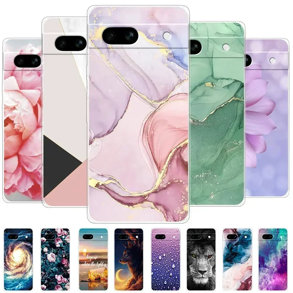 สําหรับ Google Pixel 7A สําหรับ Google Pixel 7 Pro Pixel 8 8 Pro ซิลิโคนนุ่มสําหรับ Google Pixel6 6A 6 Pro Fundas