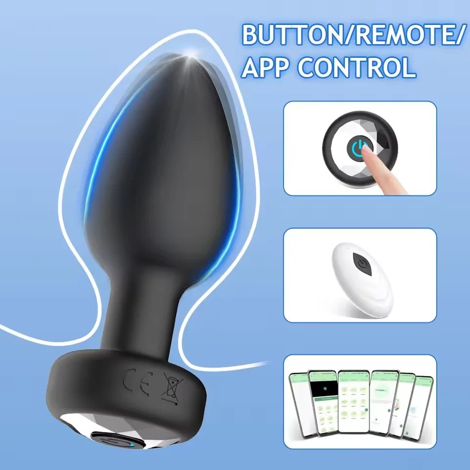 Stimolatore prostatico wireless con app per massaggio anale_voghion.com