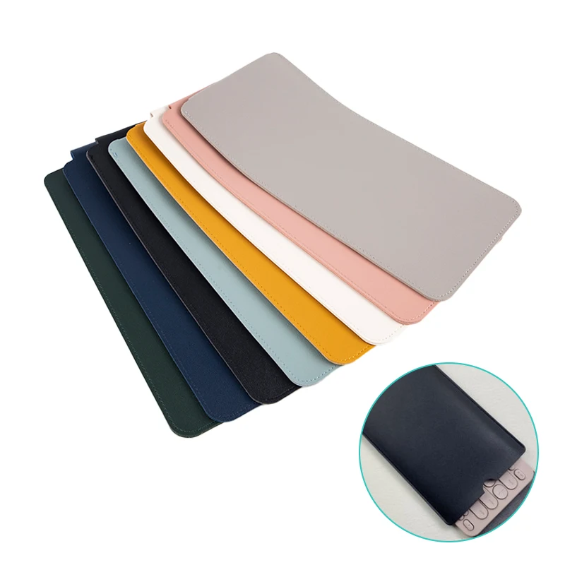 Solid Colour Laptop Keyboard Protective Cover For K380 Wireless Keyboard Case PU Leather Dust-proof Storage Bag Organizer