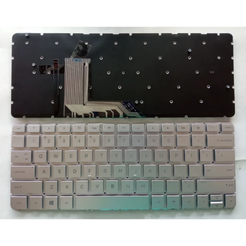 For HP Spectre X360 13-4000 13T-4001 13-Y TPN-Q157 Q21 US Laptop Keyboard Black Silver Brown With Backlight