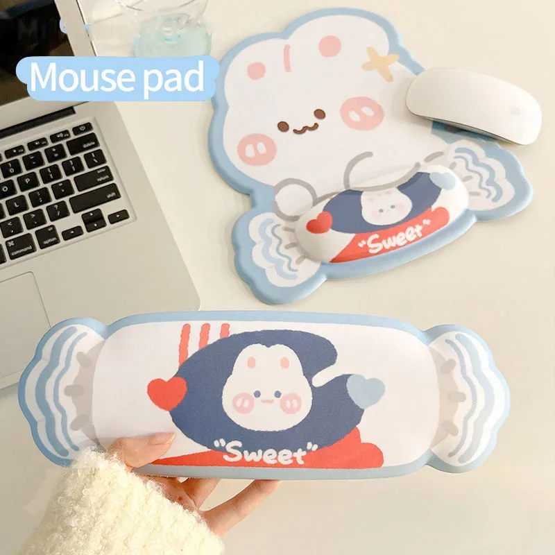 Cartoon Mouse Pad Cute cartoon Creative Mice Mat Comfortable Mouse Pad With Wrist Rest For Game Desk Kawaii Mouse Pad