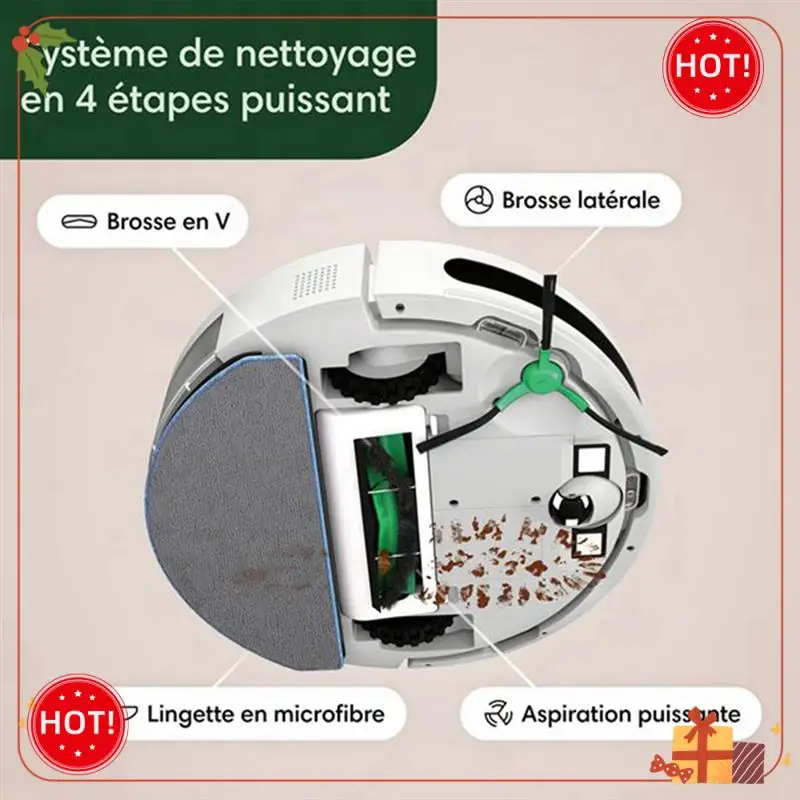 Requintado acabamento-para irobot roomba combo essencial/vac peças de reposição essenciais acessórios principal escova lateral filtro mo