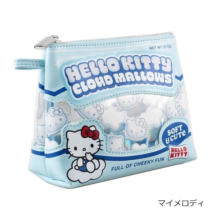 

Hello Kitty Card Bag Anime Cute Children Toy Girl Gift Large Capacity Change Keychain Storage Bag Desktop Decoration Wholesale