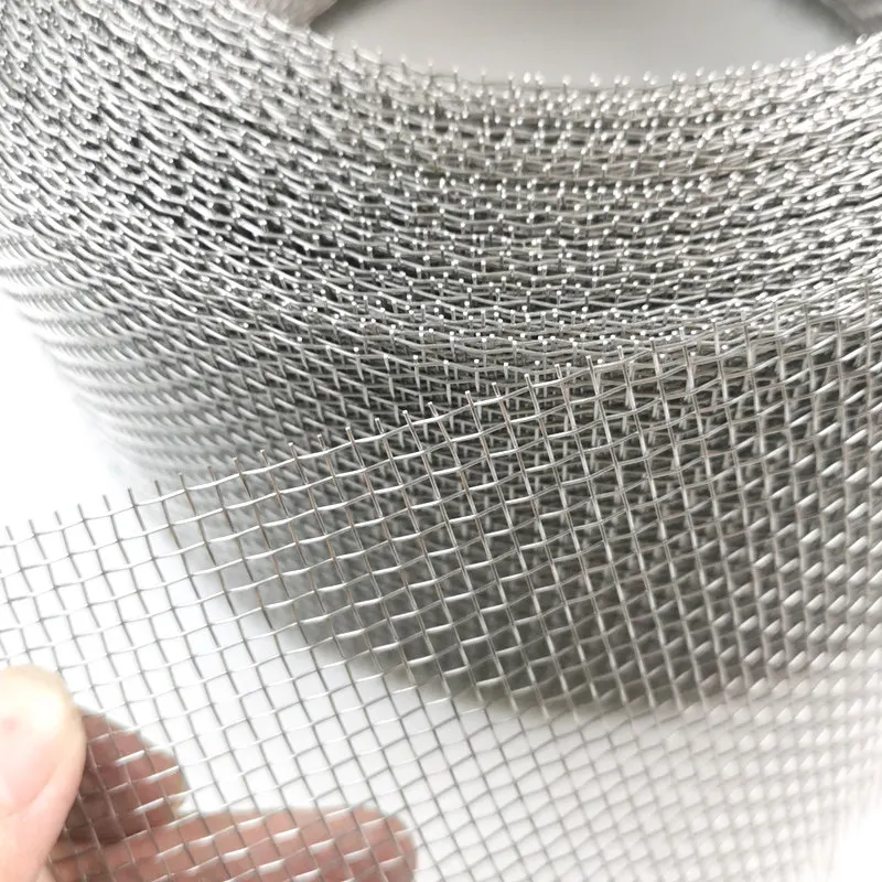 99.5% Content Corrosion-resistant 80 Mesh Titanium Square Hole Woven Mesh for Electrolytic Cells