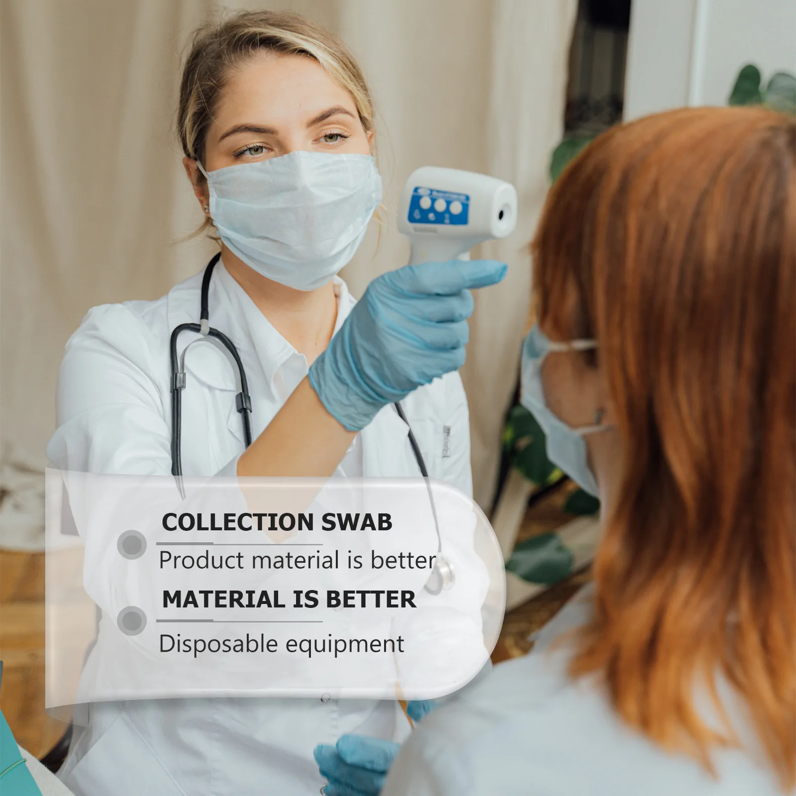 

20pcs Throat Swab Oral Nasal Single Head Specimen Collection Oropharyngeal Sticks Sampling Disposable Medical Pharyngeal