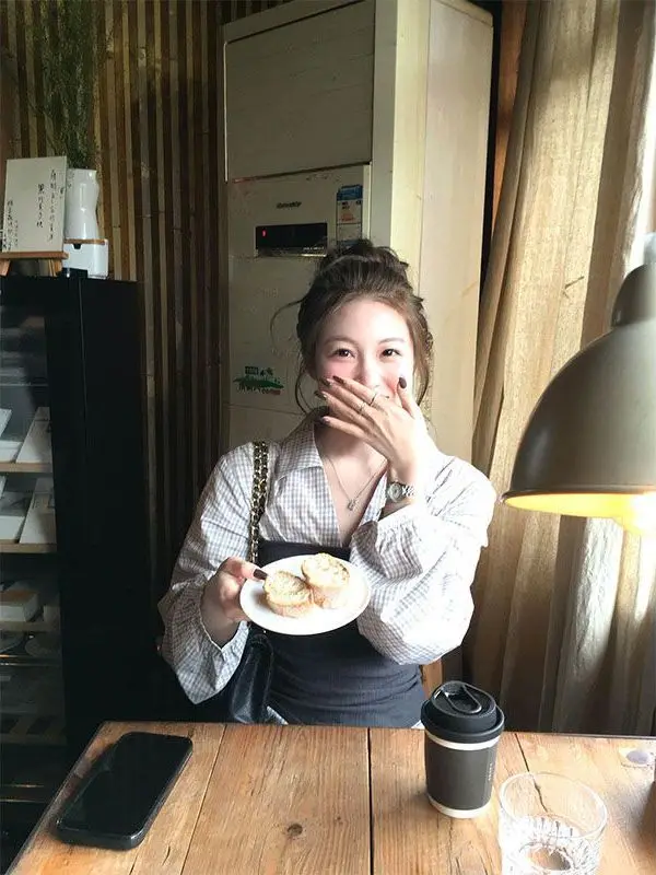 

Рубашка с длинным рукавом в корейском стиле, женская повседневная универсальная рубашка для работы, осенне-зимняя новинка, модный топ для девушек