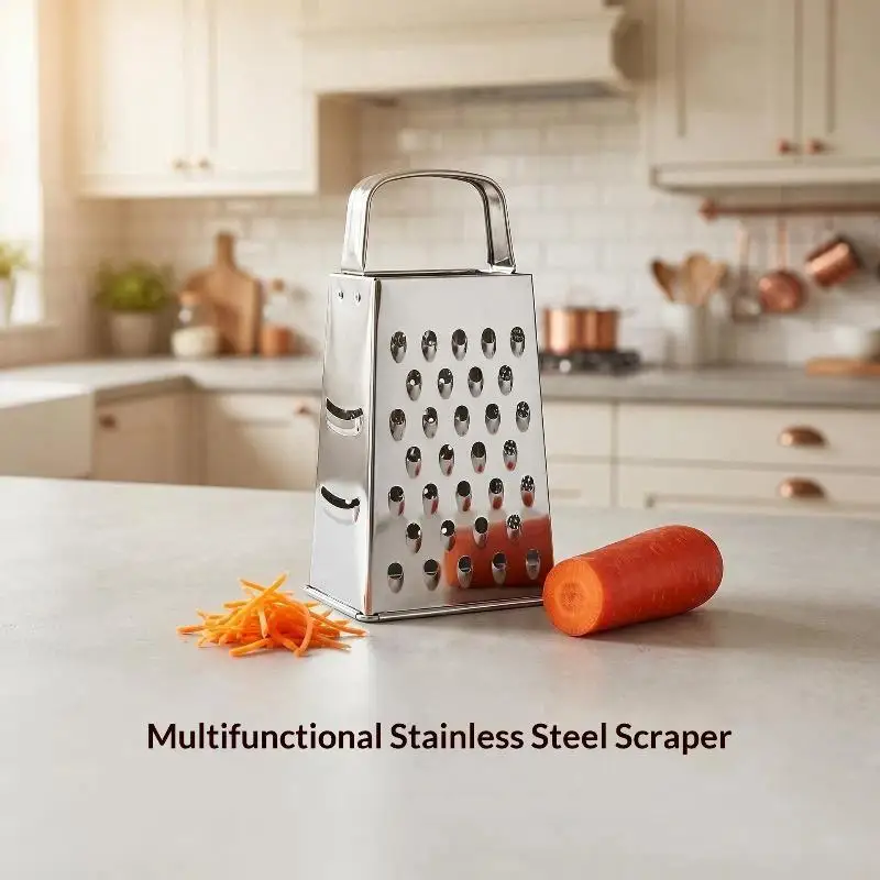 Multifunctional Vegetable Grater Chopper 4 Side Manual Stainless Steel Cheese Garlic Ginger Fruit Cutter Slicer Kitchen Gadgets