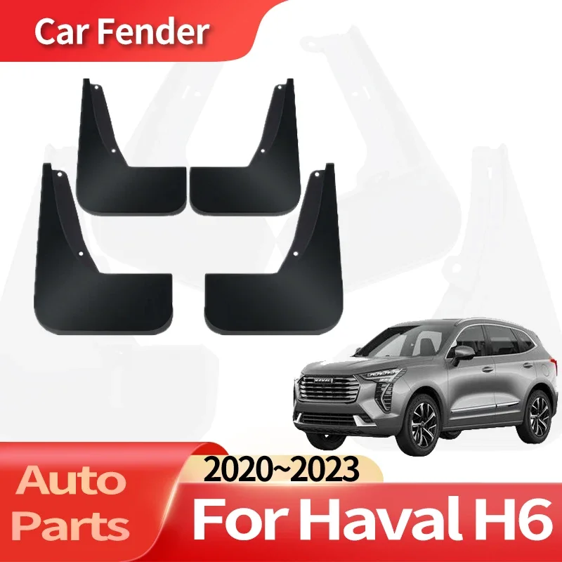 

Auto Accessories For Haval H6 2020~2023 MK3 Lining Car Fender Anti-sand Splash Mud Guard Skin Punch-free Installation Car Tools