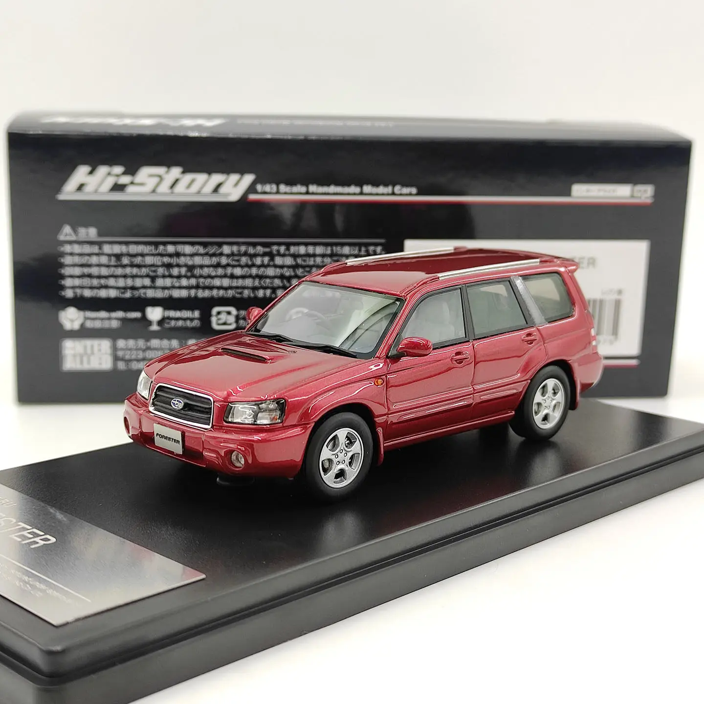 Hi Story 1:43 Scale Resin Red Subaru FORESTER XT Toys Cars Model