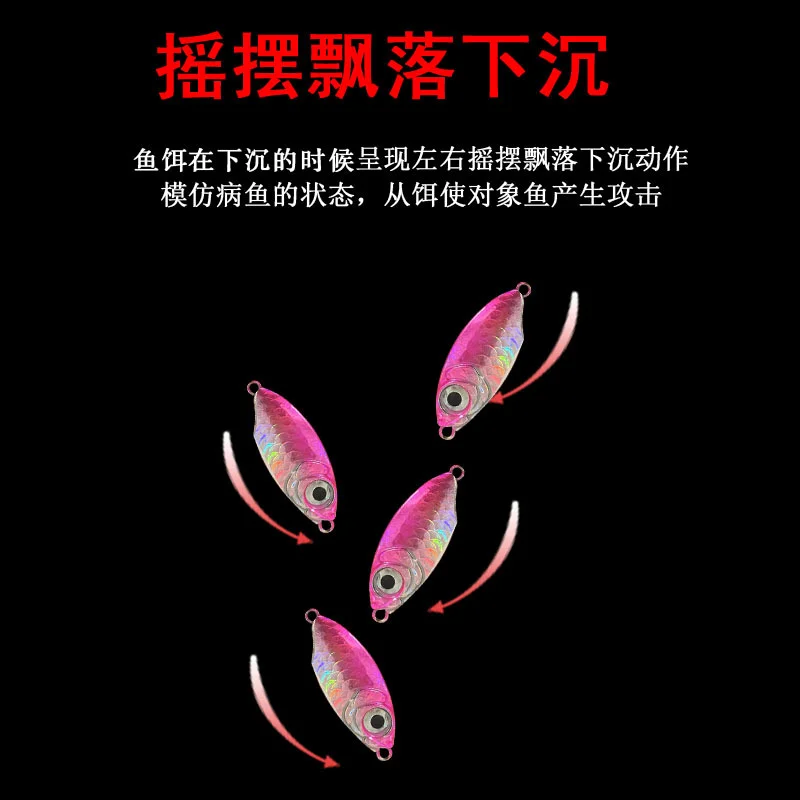 Fishing Lure Weights 7g 10g 15g 20g Fishing Jigs Saltwater Lures Metal Jig  Artificial Fake Fish Lures