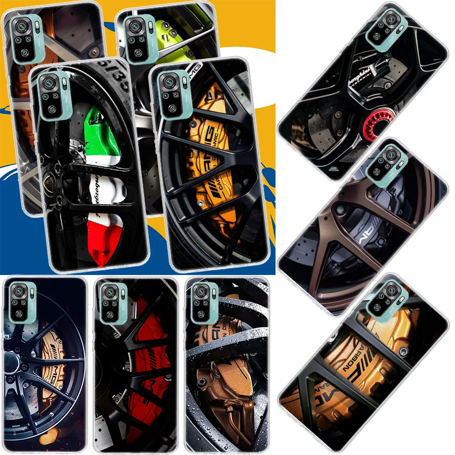 Caso Germany Sport Car Hub Guscio Phone Case For Xiaomi Redmi Note 13 Pro Plus 5G Cover 12 12C 10X 10C 10A 9 10 9T 9C 9A 8A 8 7A