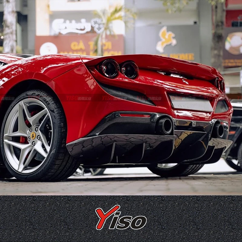 

FOR Ferrari F8 Modified encirclement Novitec Carbon fiberCarbon fiberCarbon fiber carbon fiber rear lip tail lip rear spoiler