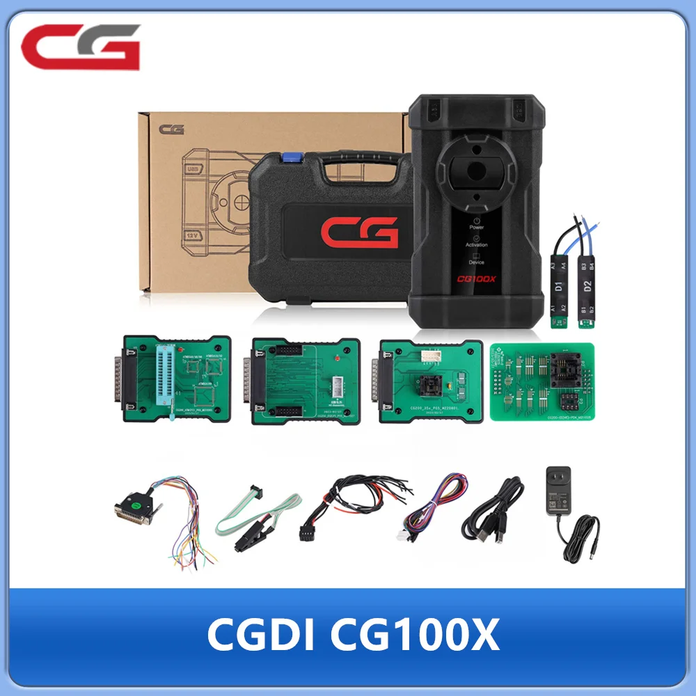 CGDI CG100X New Generation Programmer for Airbag Reset Cluster Calibration and Chip Reading Get Free Pro V2 and D1 D2 Adapter