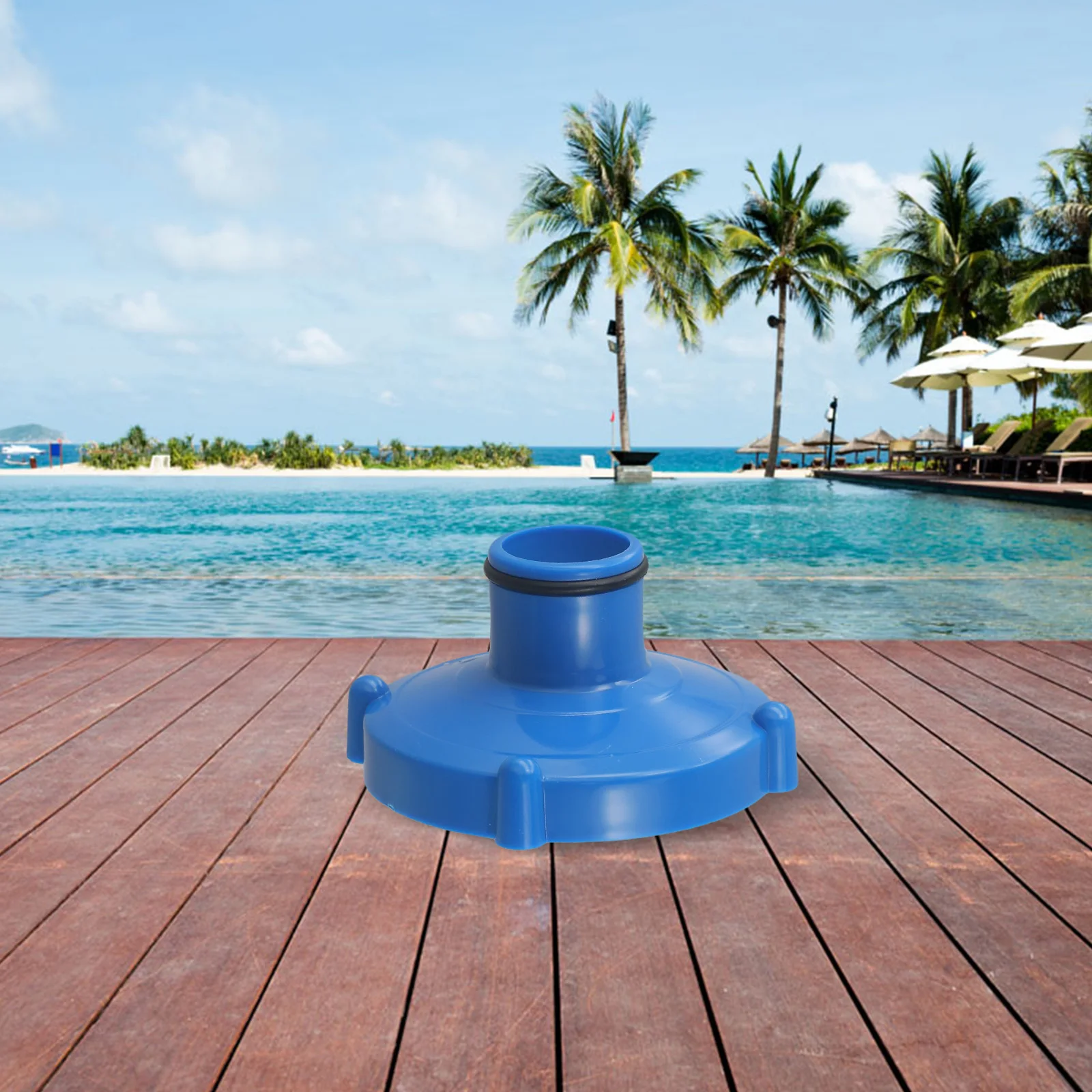 80 مللي متر إلى 32 مللي متر محول خرطوم حمام السباحة لموصلات حمام السباحة انتكس والصنابير بولي كلوريد الفينيل الأزرق خرطوم محول استبدال ملحقات حمام السباحة