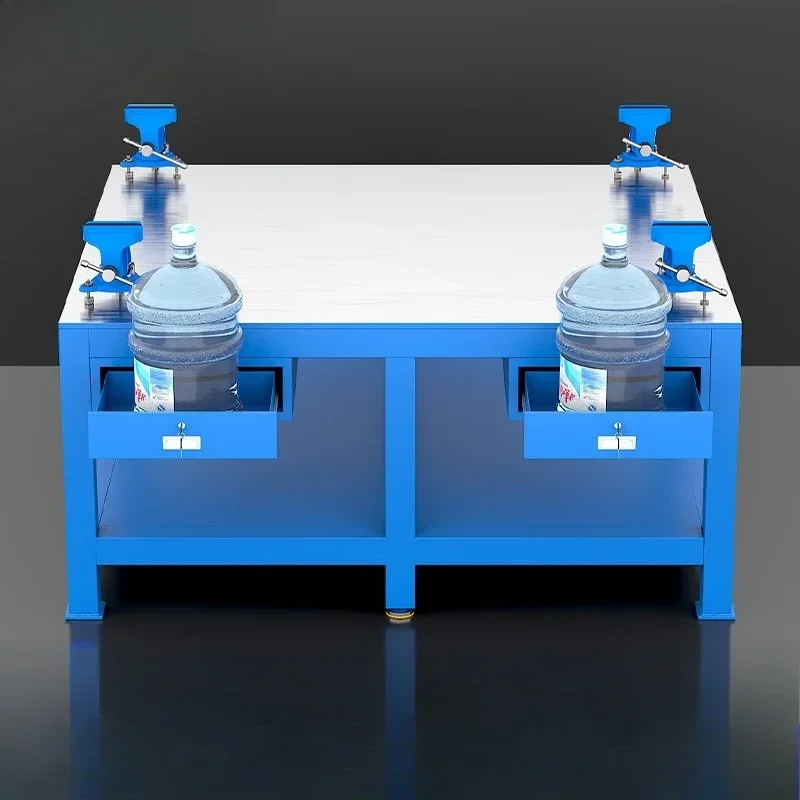 Workshop Thickened Work Table, Steel Plate Water Mill Fitter Mold Repairing Table, Mold Assembly Table