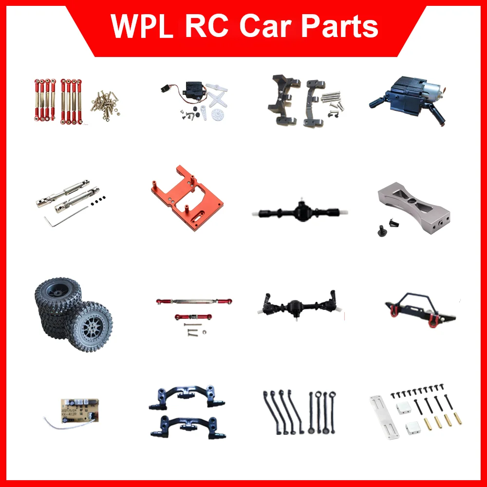 WPL Series Remote Control Car Upgrade Parts And Accessories Compatible With C14 C24  C54 C24-1 Front Axle Assembly