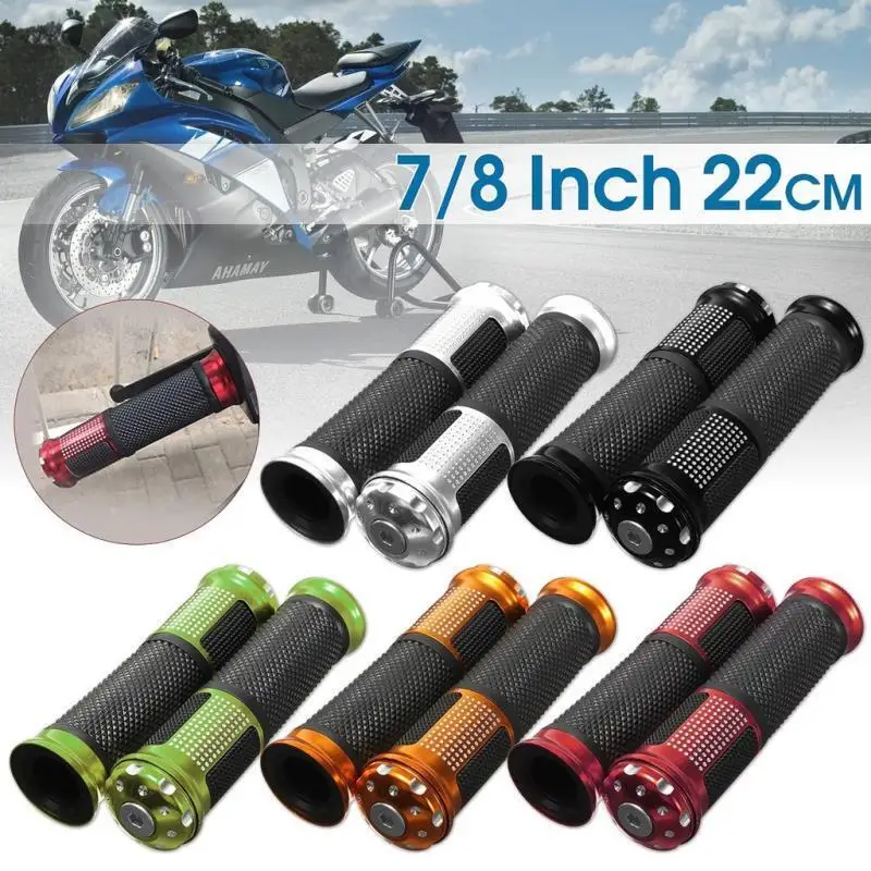Motorcycle Handlebar Plug Aluminum Knobs Anti-Slip Handle Bar Hand Grips CNC Ends Motorbike Parts for Dirt Bike Street Modified