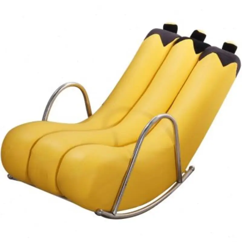 

New creative single lazy sofa banana recliner