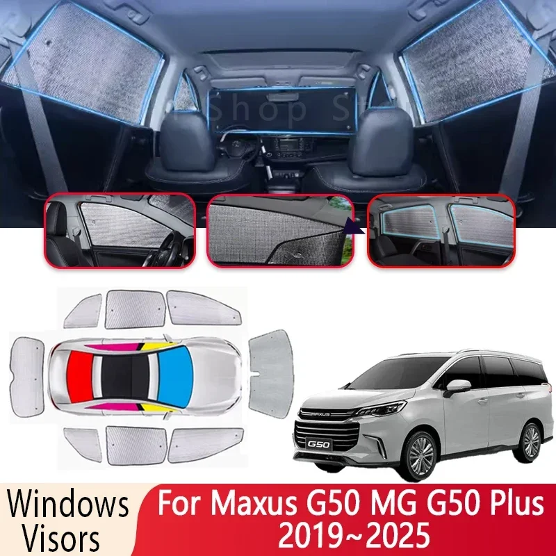 Sun Shade For Maxus G50 MG G50 Plus 2019~2025 2020 2021 Car Heat Insulation Sun Protection Sunshade Windshield Visor Accessories