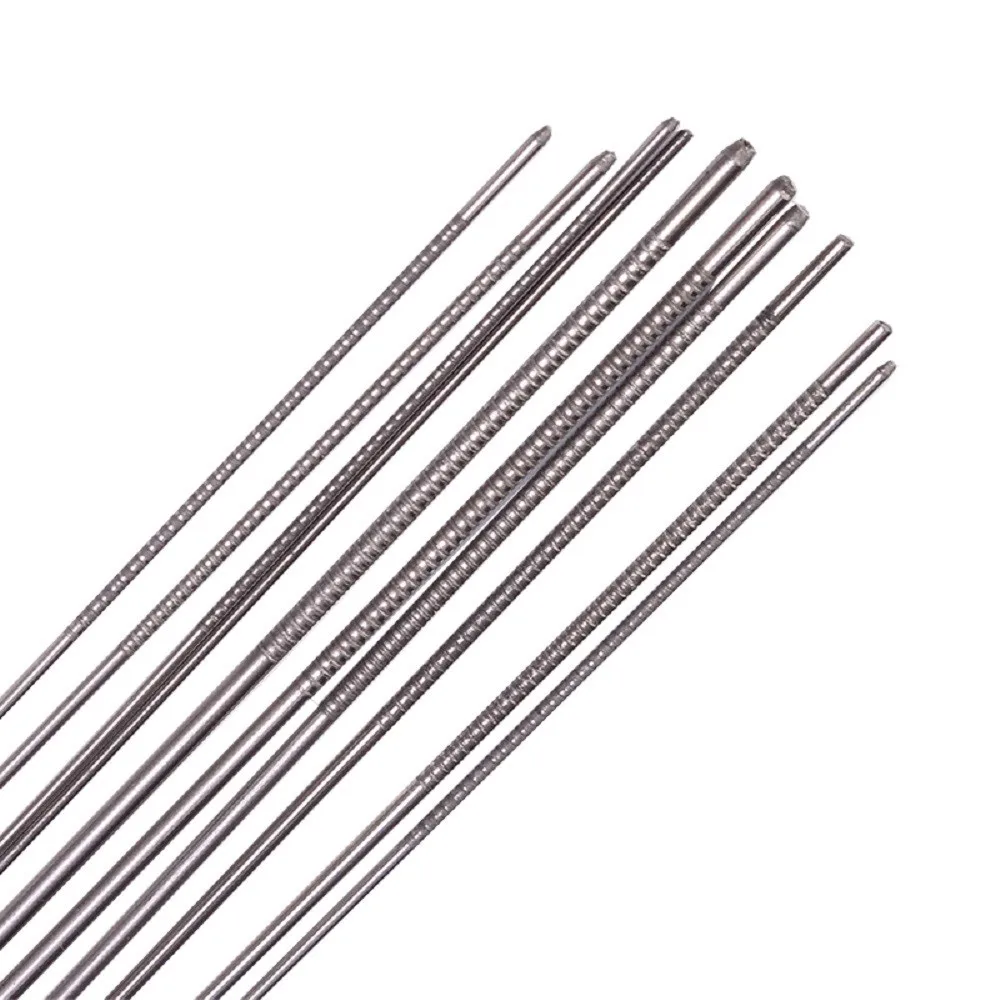 Juego de 10 tipos de agujas de acero inoxidable, circuito electrónico PCB, aguja con orificio pasante, herramienta de reparación de soldadura para desoldar, 80mm, 0,7-1,3mm