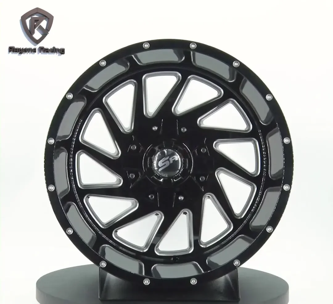 Black Full Painting Certificate TUV/VIA Blank Aluminum Car Wheel 20 inch Alloy Car Wheels for Truck SUV