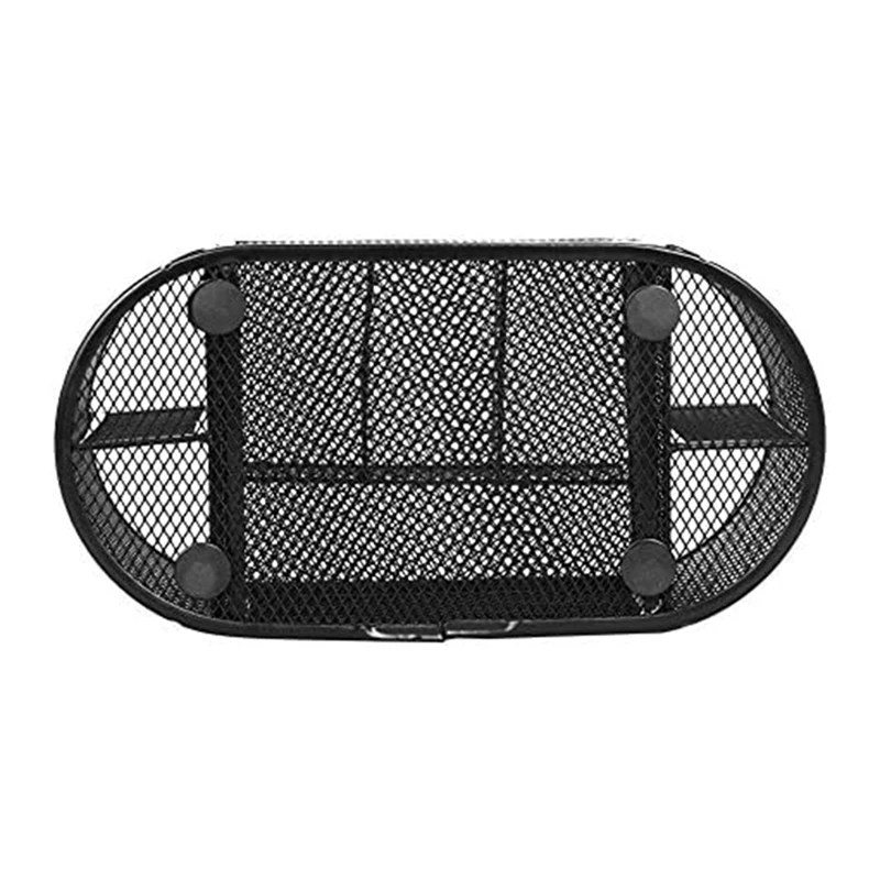 1 Piece Mesh Pen Holder Black Metal For Desk Pencil Holder With 8 Compartments And 1 Drawer Desk Supplies