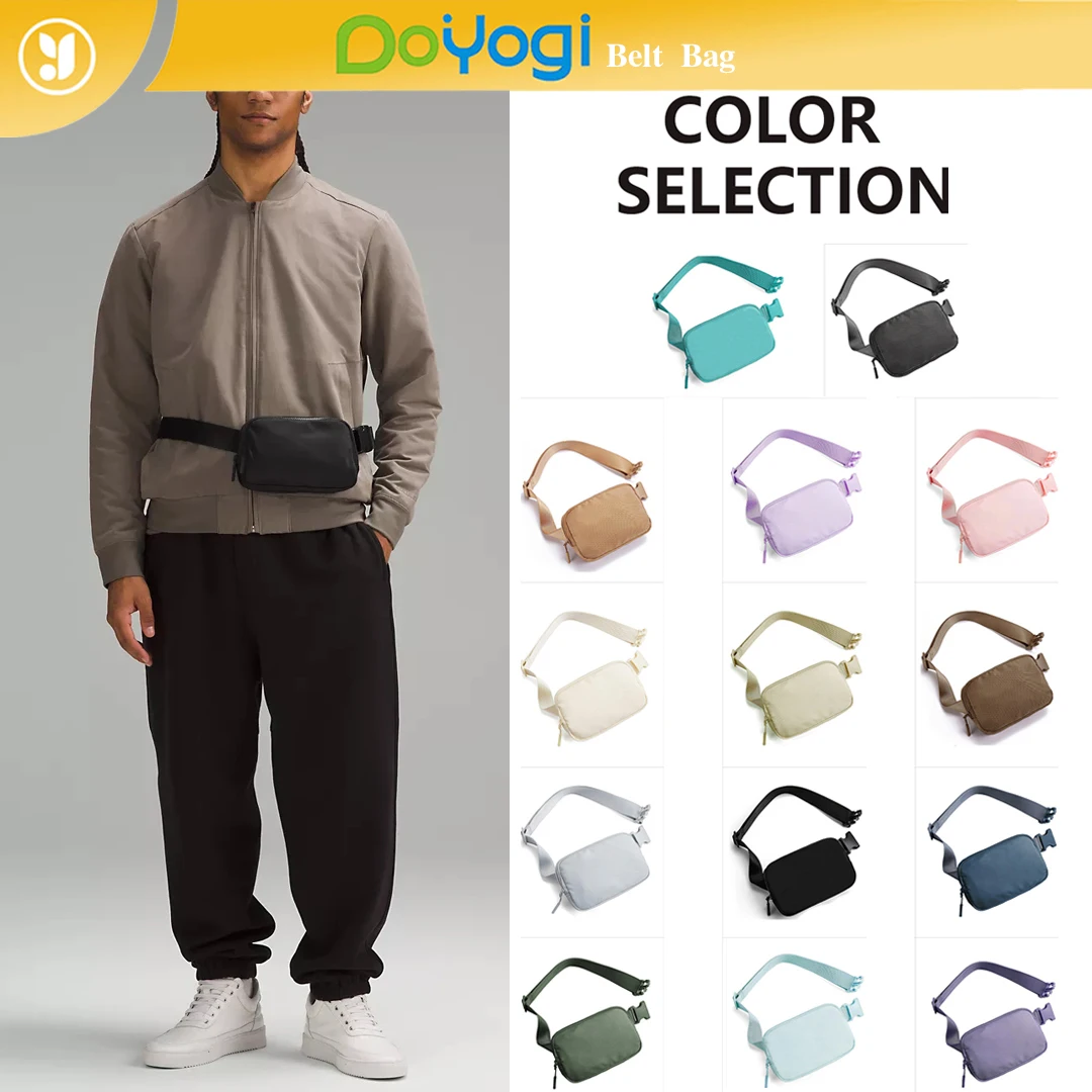 DOYOGI-Mini riñonera informal para hombre y mujer, bolso de pecho cruzado, impermeable, para viaje, deportivo