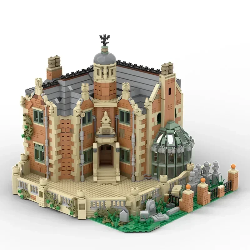 Ghost House The Haunted Manor Building Blocks Collection Haunted Ghost Castle Fit Idea Model Streetview Bricks Kid Gift