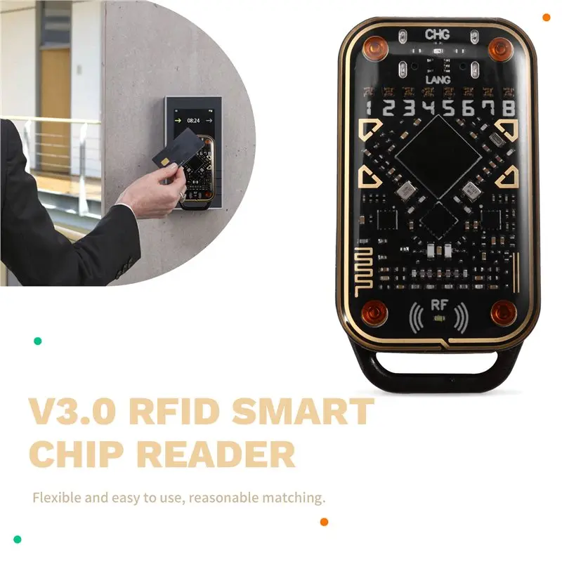 N93RNEW! Chameleon V3.0 Smart Card Tag Copyer Copier RFID Smart Chip Emulator Reader 125Khz 13.56Mhz ID IC Read Write