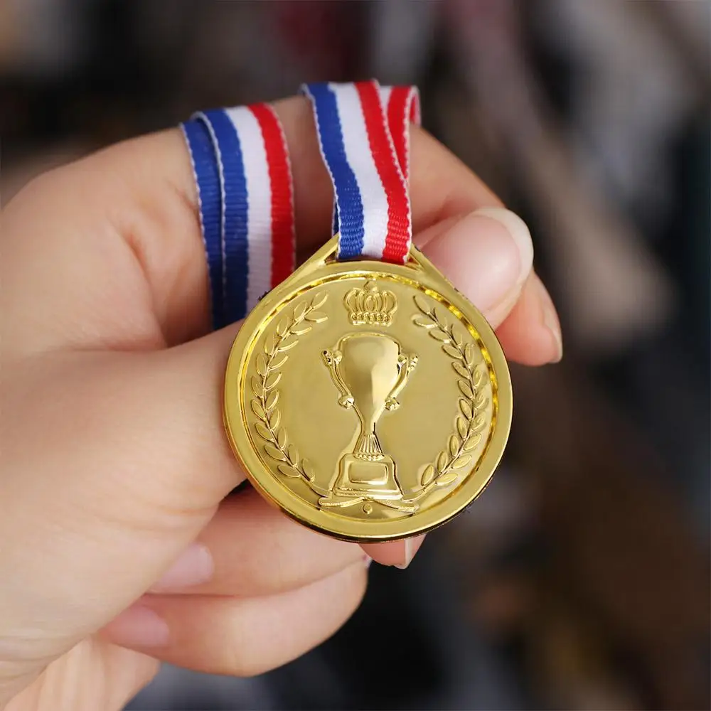 

Winner Reward Gold Silver Bronze Medals Sports Game Dancing Children's Award Medals Swimming Running Plastic Competition Prizes
