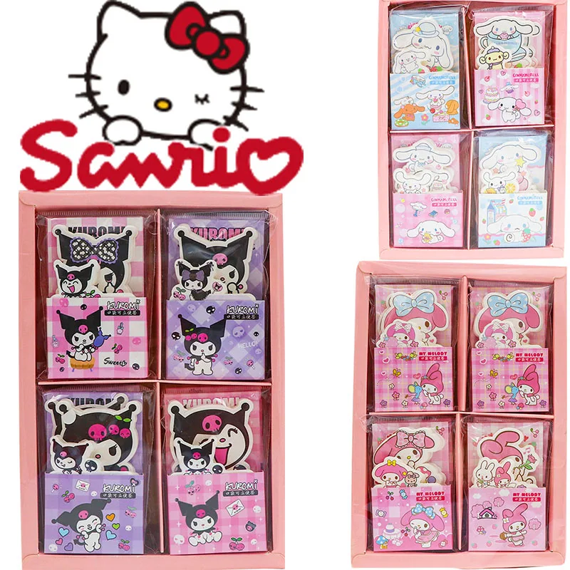 

Sanrio 16pcs Creative Cartoon Cute Pocket Can Make A Note Paper For Convenient Message Memo Record Office School Supplies