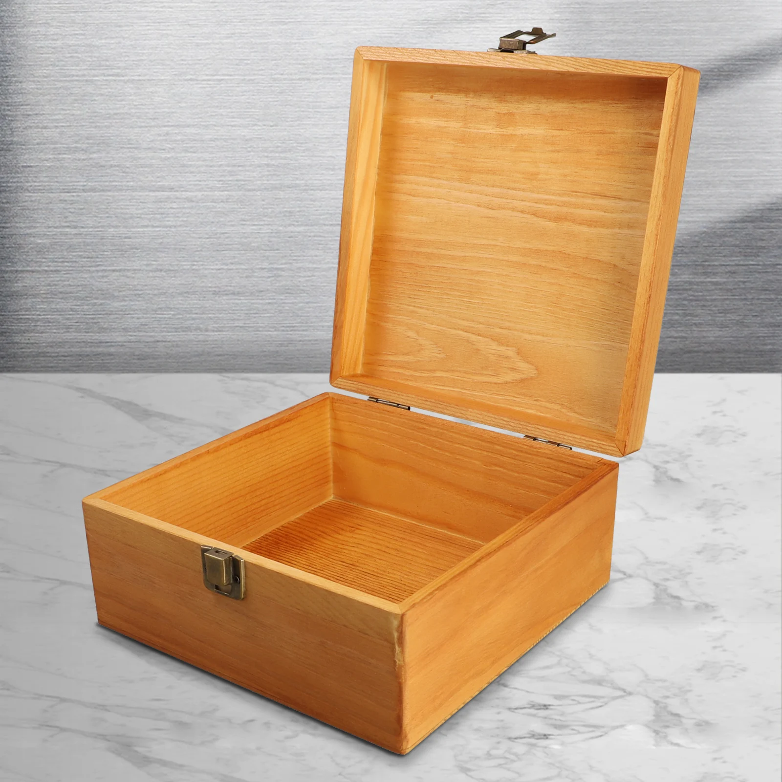 Case Wooden Storage Box Household Box Burr-Free Solid Craft Handmade Large Capacity Multiple Sizes Rectangular