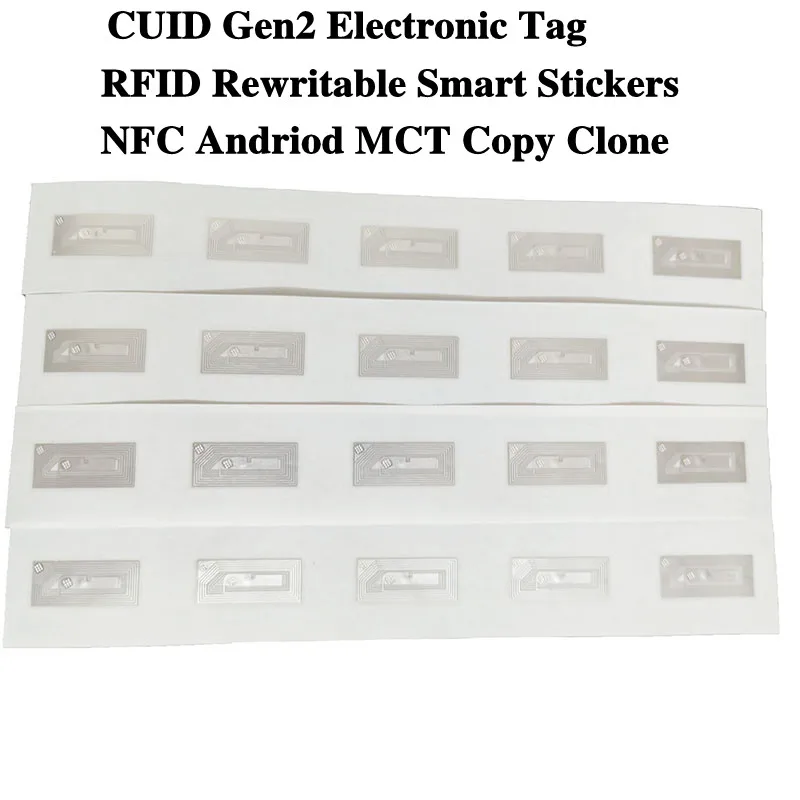 CUID Gen2 Elektronischer Tag Wiederbeschreibbarer Smart Key NFC Clone Token ISO14443 Veränderbarer Aufkleber IC 13,56 MHz RFID-Replika-Abzeichen – Detail 1